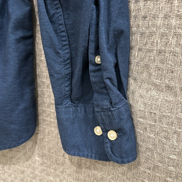 Sonoma Large (L) Modern Fit Men’s Button Down Dress Shirt - Blue - Picture 5 of 5